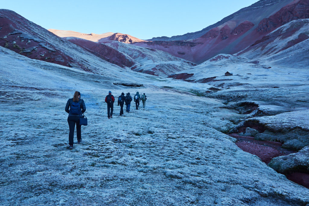 We started out early to reach Vinicunca in the morning hours