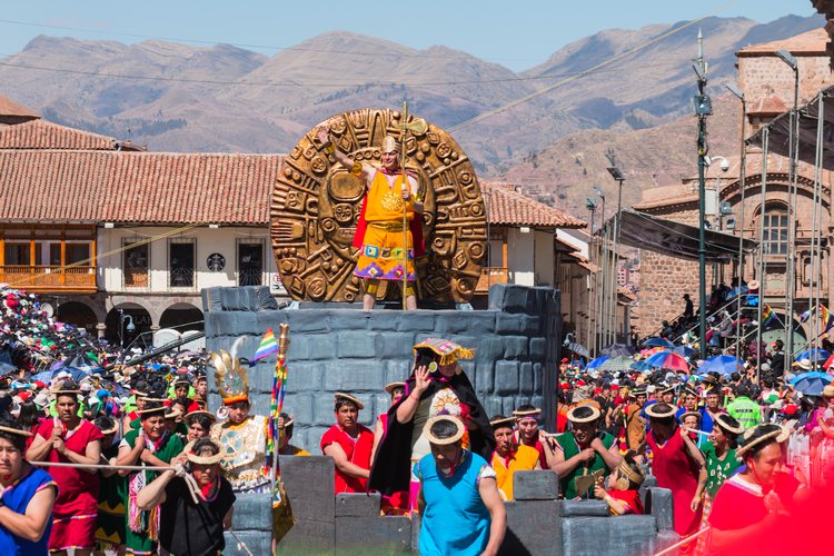 Inti Raymi the sun festival in Peru