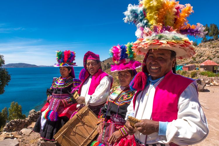 Titicaca island Peru